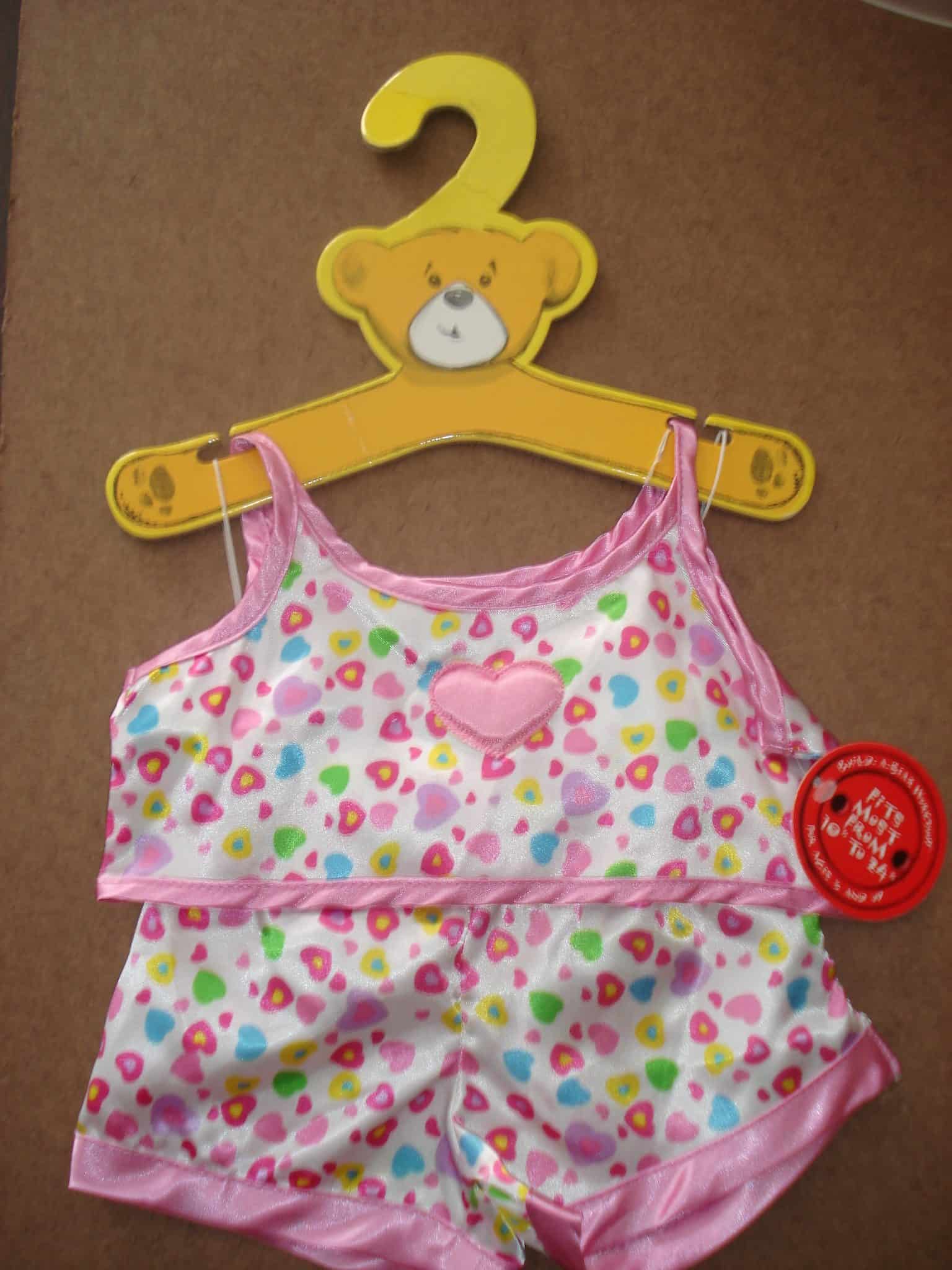 10-0107 BUILD A BEAR CAMI PAJAMA SET 10-0107 BUILD A BEAR CAMI PAJAMA SET