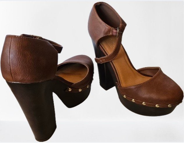24-0065 CHARLOTTE RUSSE SHOES - Chestnut 24-0065 CHARLOTTE RUSSE SHOES - Chestnut