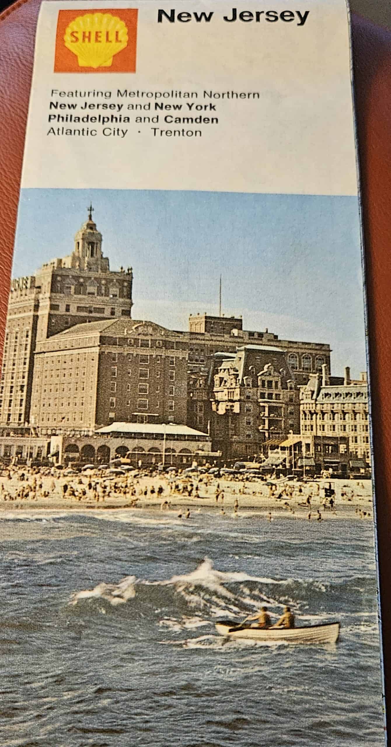 24-0098A VINTAGE 1972 SHELL NEW JERSEY MAP 24-0098A VINTAGE 1972 SHELL NEW JERSEY MAP
