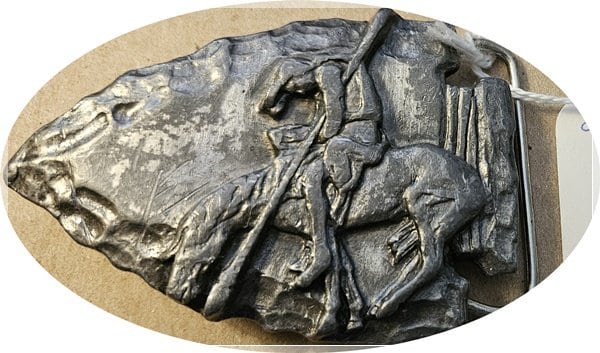 24-0122 SISKIYOU ARROWHEAD BELT BUCKLE