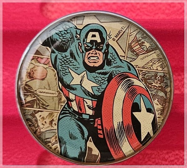24-0176 CARTOON CHARACTER DRAWER PULL - CAPTAIN AMERICA 24-0176 CARTOON CHARACTER DRAWER PULL - CAPTAIN AMERICA