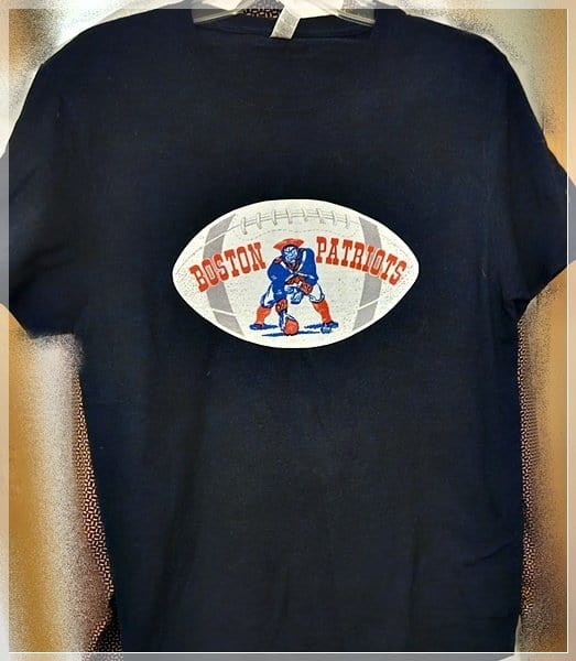 24-0187 BOSTON PATRIOTS T SHIRT 24-0187 BOSTON PATRIOTS T SHIRT