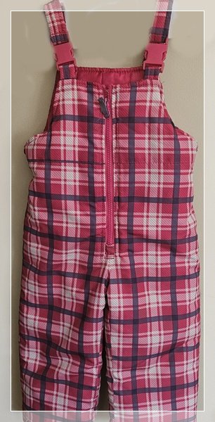 24-0243 OSHKOSH BGOSH PINK PLAID SNOW SUIT 2T 24-0243 OSHKOSH BGOSH PINK PLAID SNOW SUIT 2T