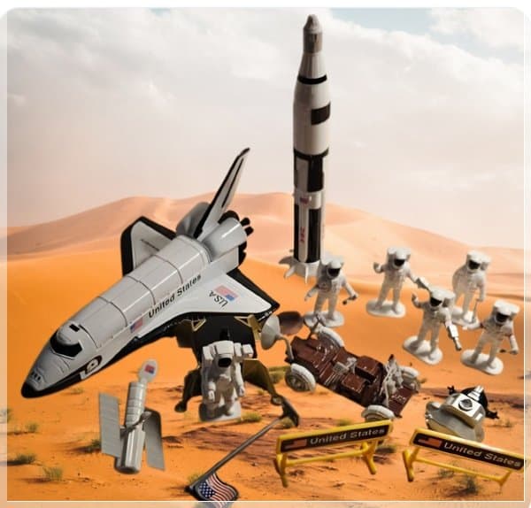 25-0058 LOT OF 15 SPACE SHUTTLE DISCOVERY AND ACCESSORIES 25-0058 LOT OF 15 SPACE SHUTTLE DISCOVERY AND ACCESSORIES