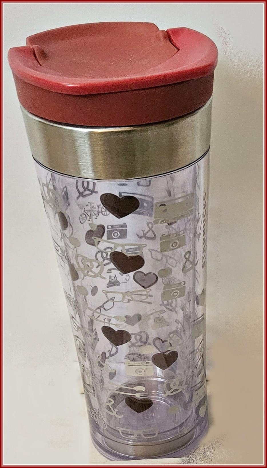 25-0106 STARBUCKS 12oz INSULATED CUP CLEAR CUP 25-0106 STARBUCKS 12oz INSULATED CUP CLEAR CUP
