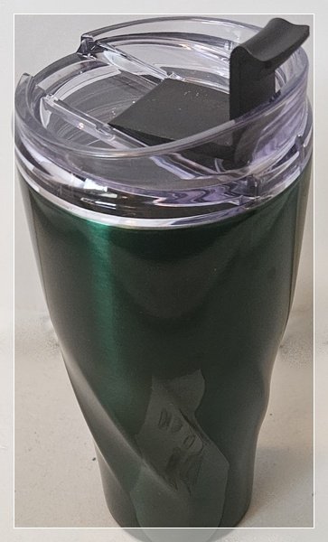 25-0109 GREEN PRIMULA 20oz WATER COFFEE CUP BOTTLE 25-0109 GREEN PRIMULA 20oz WATER COFFEE CUP BOTTLE