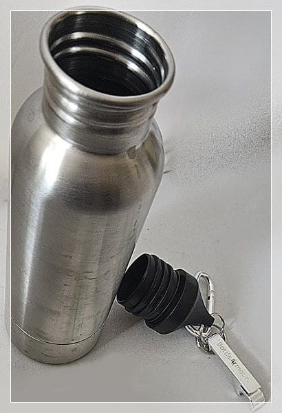 25-0118 BOTTLE ARMOUR STAINLESS BEVERAGE WATER BOTTLE 25-0118 BOTTLE ARMOUR STAINLESS BEVERAGE WATER BOTTLE