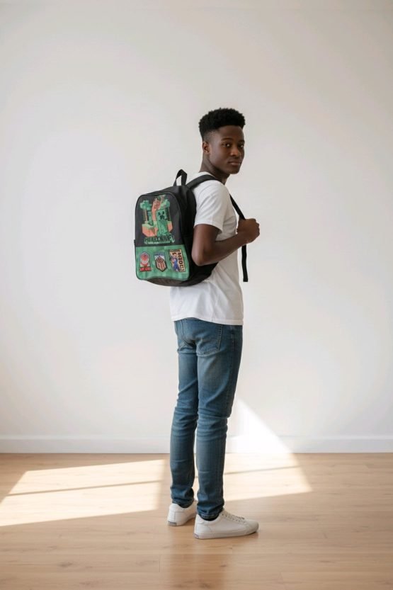 MINECRAFT BOOK BAG BACKPACK - Image 2