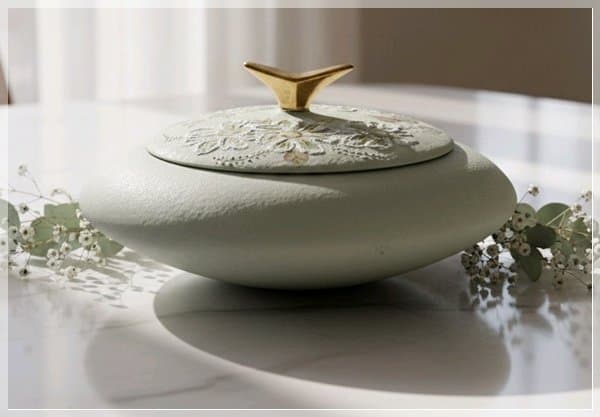 25-0527 VINTAGE MCM CANDY DISH WITH LID 25-0527 VINTAGE MCM CANDY DISH WITH LID