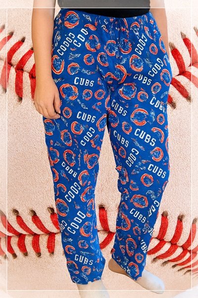 CHICAGO CUBS PAJAMA BOTTOMS - FAN GIVEAWAY - JULY 19, 2016 - XL