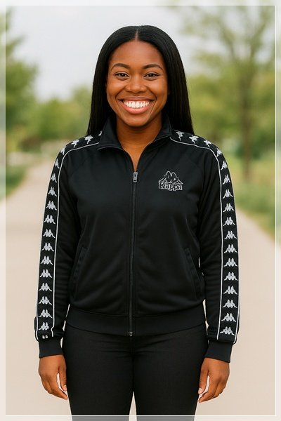 26-0172 WOMEN'S KAPPA TRACK JACKET - XL 26-0172 WOMEN'S KAPPA TRACK JACKET - XL