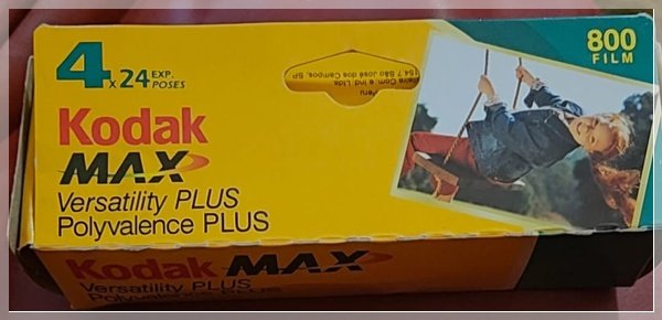 26-0191 KODAK MAX VERSATILITY PLUS 800 FILM 4 ROLLS 24 EXP 35MM SEALED 2009 26-0191 KODAK MAX VERSATILITY PLUS 800 FILM 4 ROLLS 24 EXP 35MM SEALED 2009