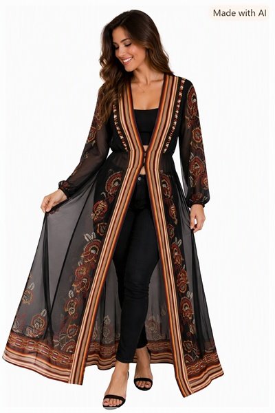 26-0540A ASHLEY STEWART DUSTER DRESS 14/16